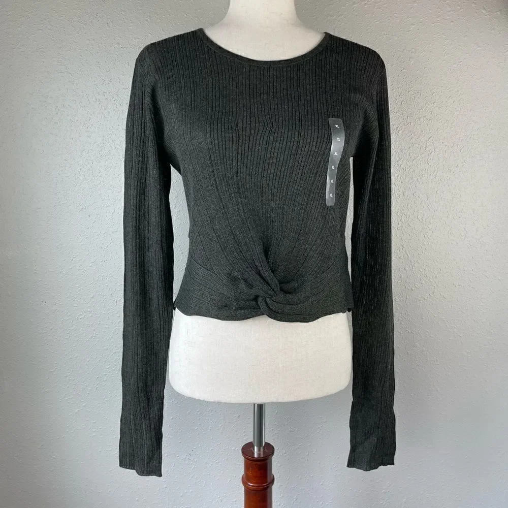 NWT Guess Cropped Sweater Top Size XL